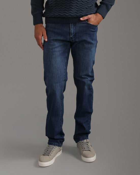 Dark Blue Regular Fit Jeans
