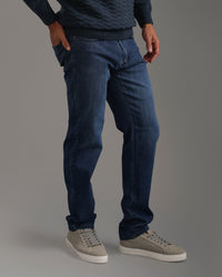 Dark Blue Regular Fit Jeans