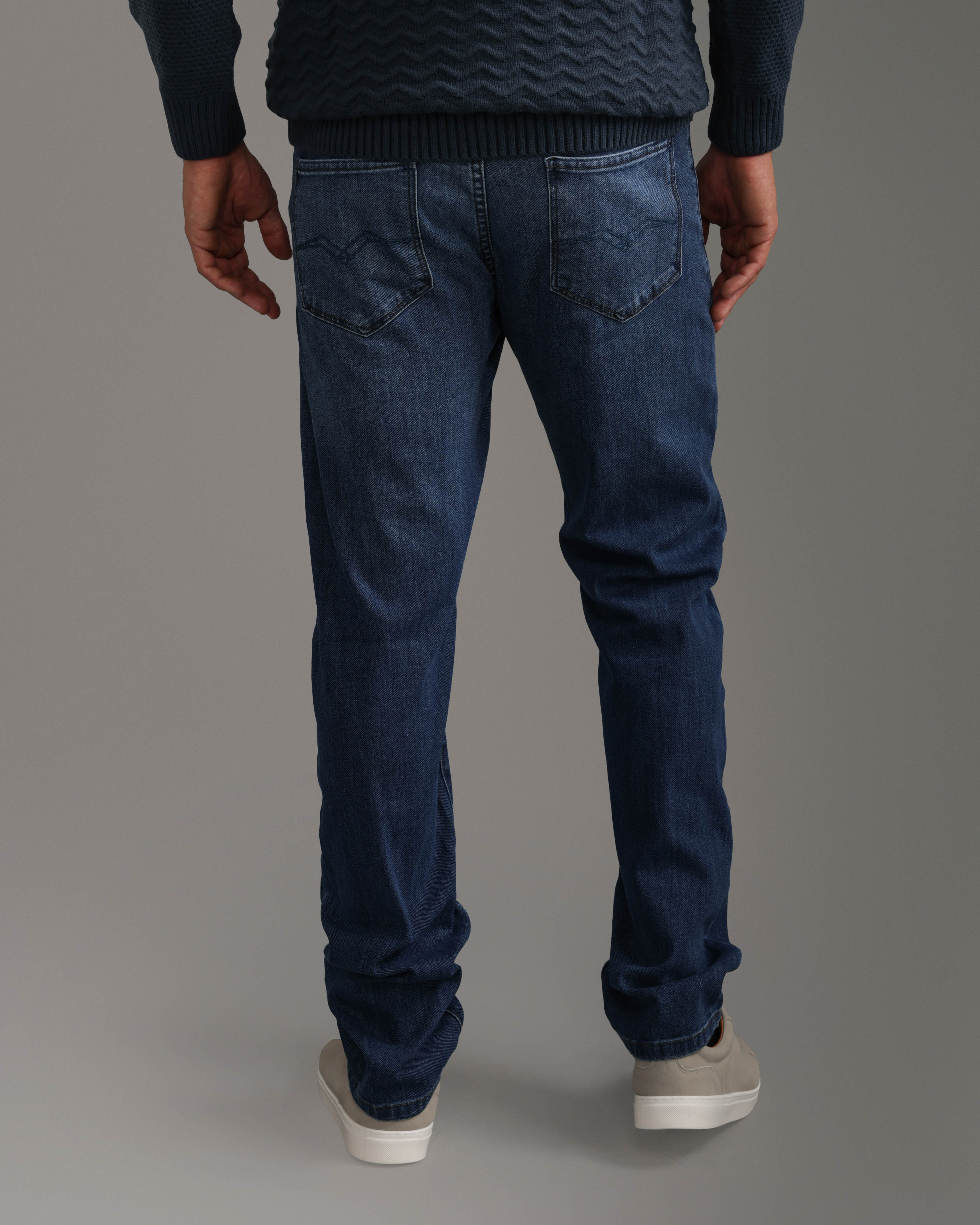 Dark Blue Regular Fit Jeans
