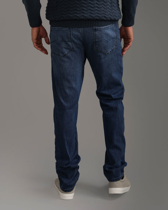 Dark Blue Regular Fit Jeans