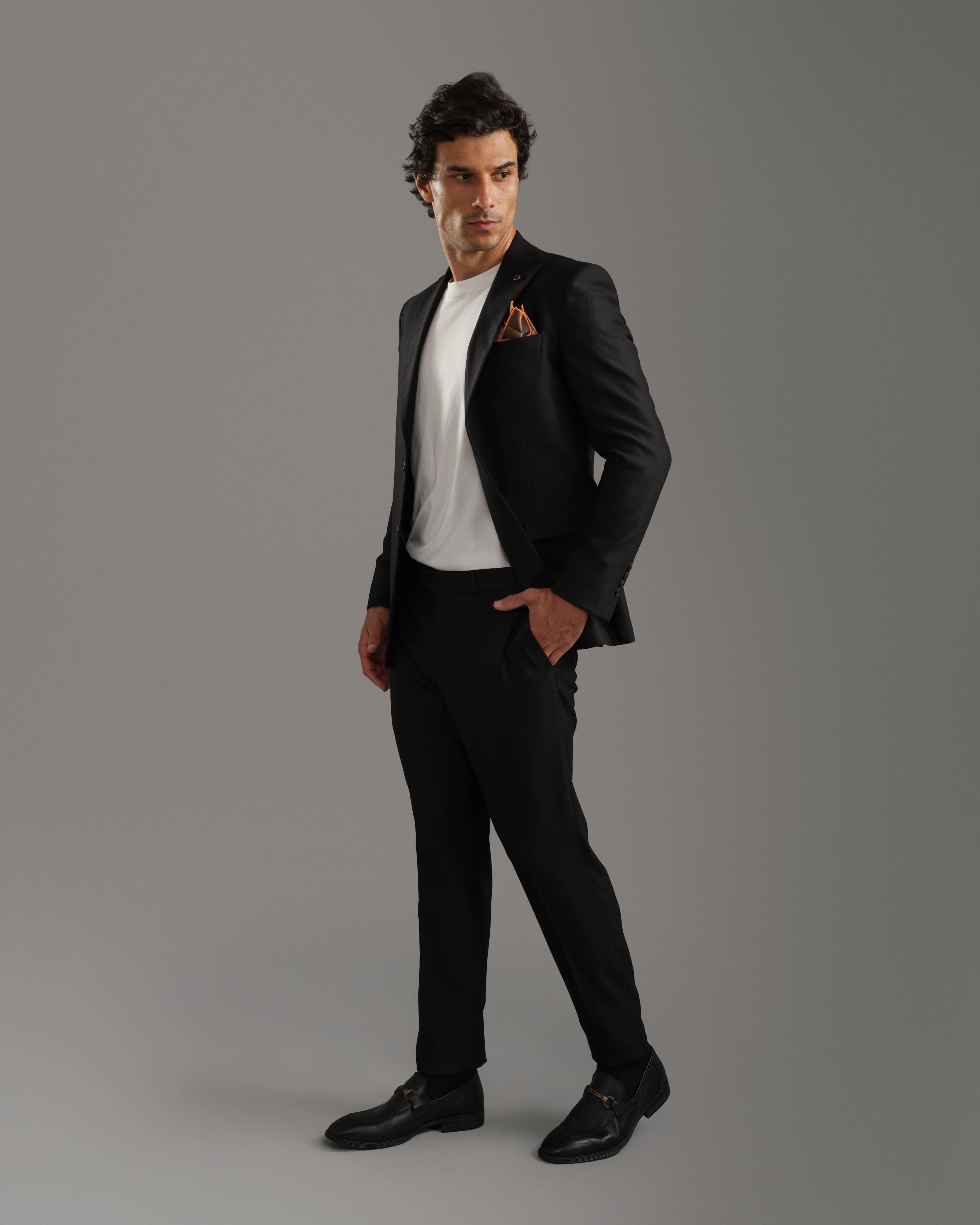 Black Slim Fit Suit