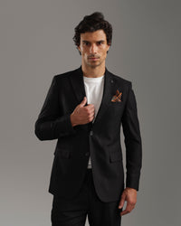 Black Slim Fit Suit