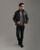 Matte Black Puffer Jacket