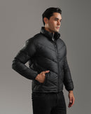 Matte Black Puffer Jacket