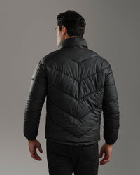 Matte Black Puffer Jacket