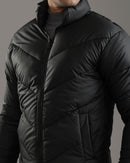 Matte Black Puffer Jacket