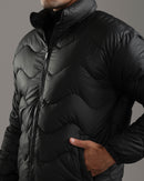 Black Quilted Puffer Jacket