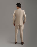 Beige Slim Fit Suit