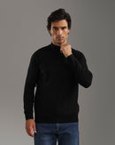 Classic Black High-Neck Sweater