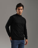 Classic Black High-Neck Sweater