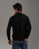 Classic Black High-Neck Sweater