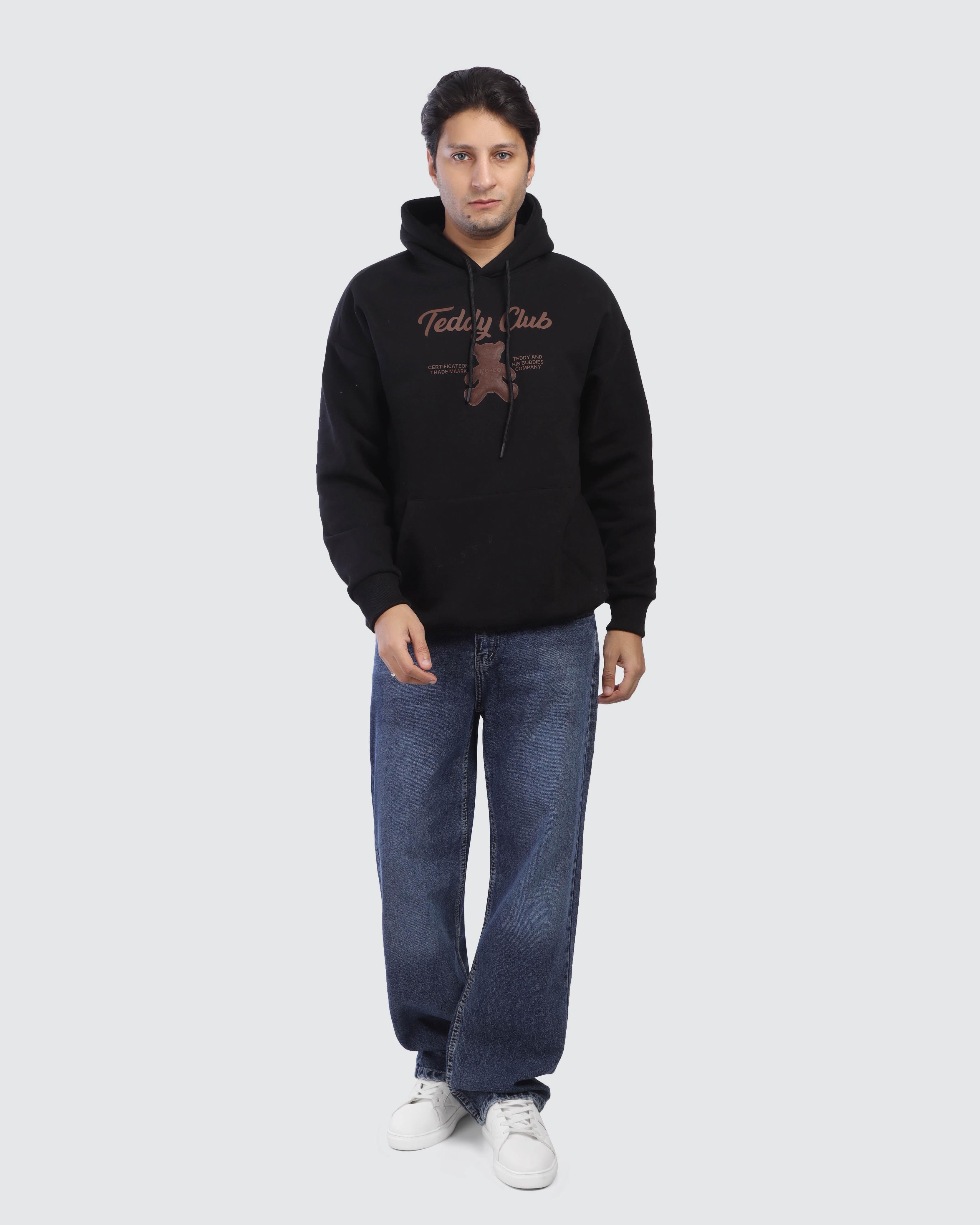 Black Teddy Club Hoodie