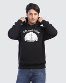 Black Graphic Hoodie