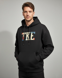 Black Hoodie Cotton Oversize