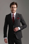Slim Fit Charcoal Suit