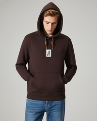 Brown Hoodie Cotton Oversize