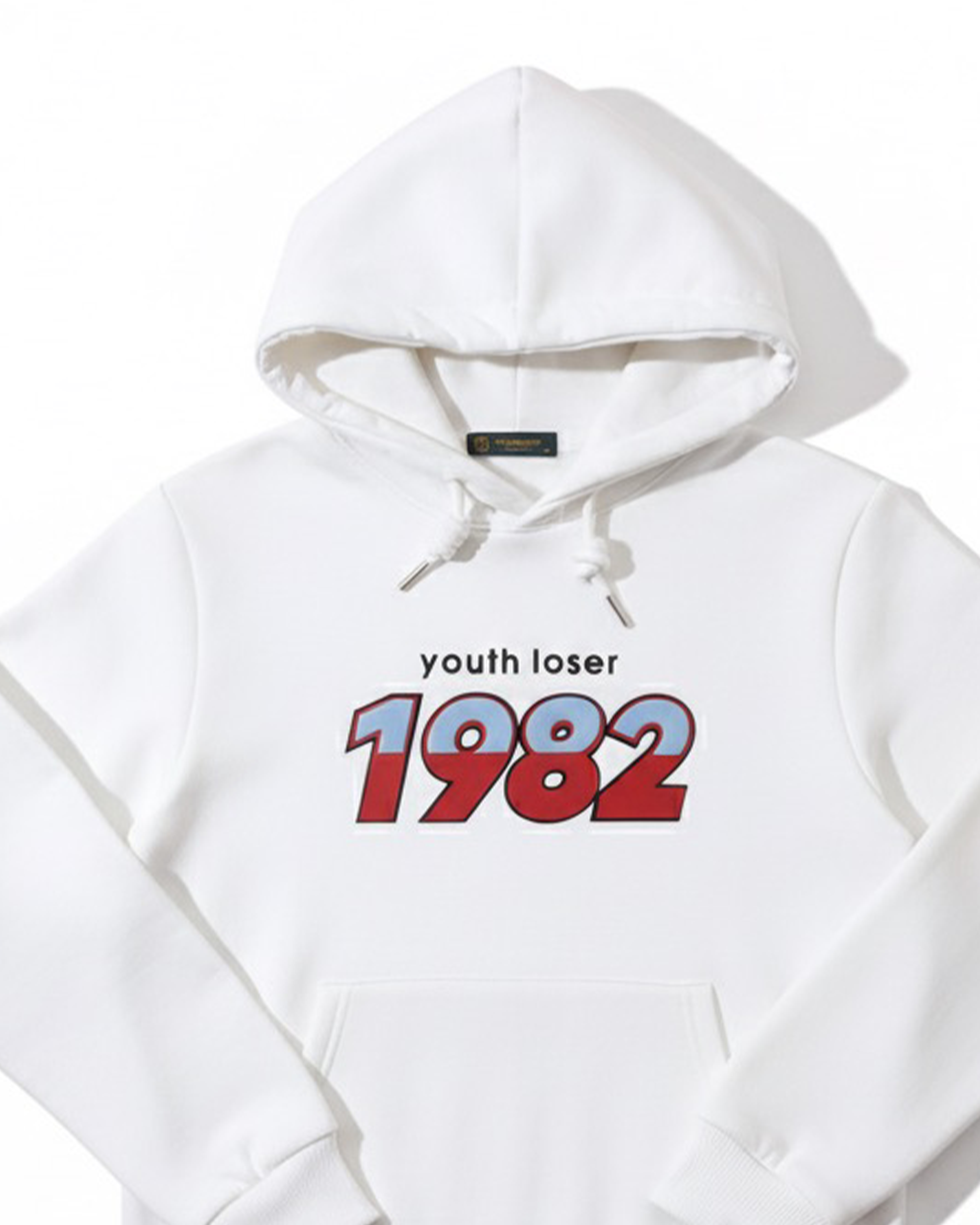 White Hoodie Cotton Oversize