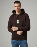 Brown Hoodie Cotton Oversize