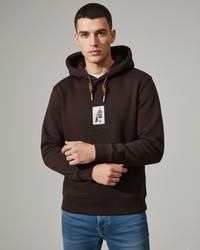 Brown Hoodie Cotton Oversize