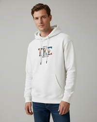 White Hoodie Cotton Oversize