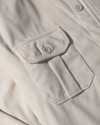 Premium Off-White Corduroy Co-ord Set