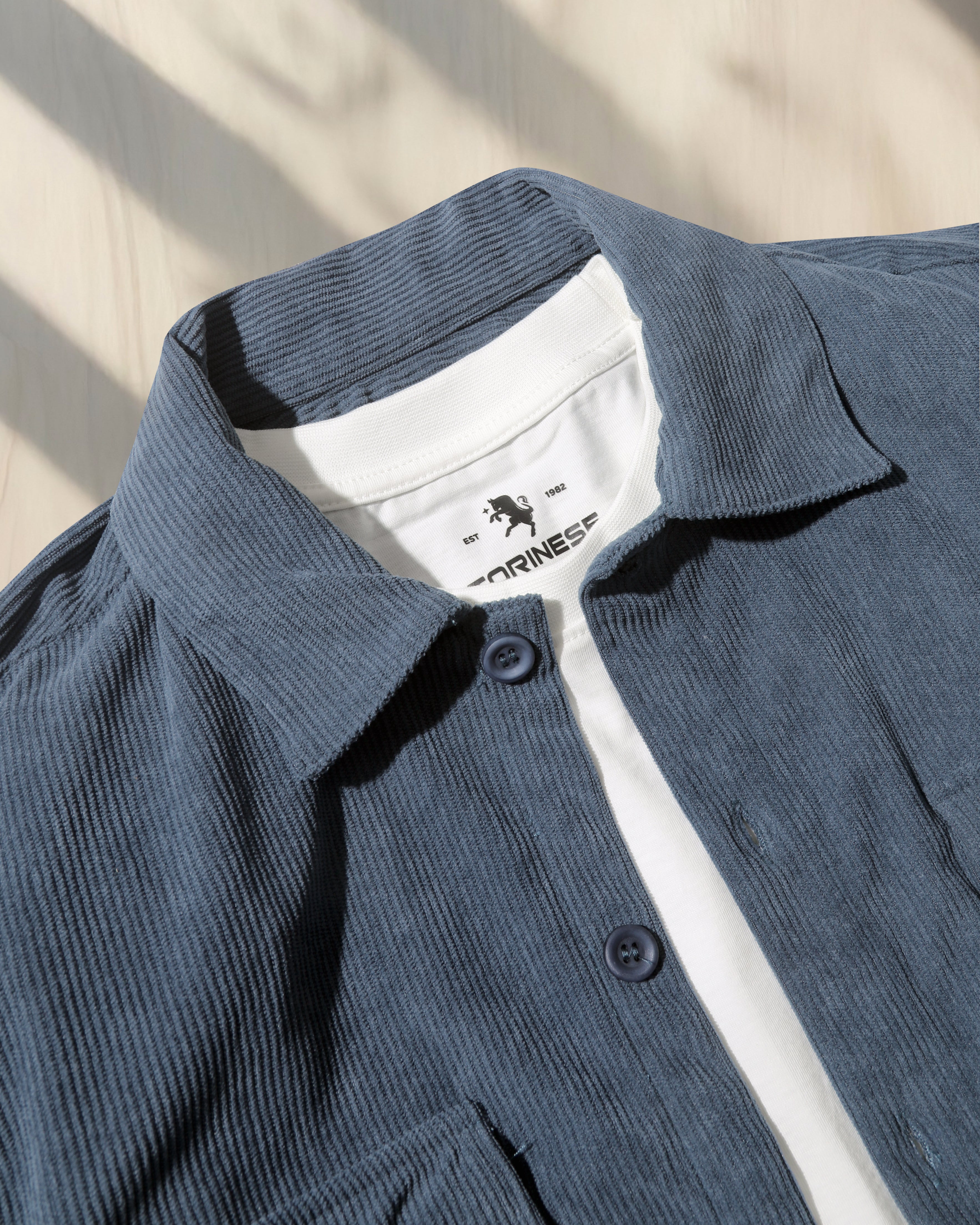 Premium Teal Blue Corduroy Co-ord Set