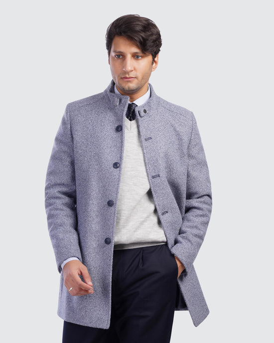 Grey Stand Coat