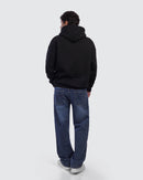 Printed Black Hoodie