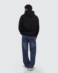 Printed Black Hoodie