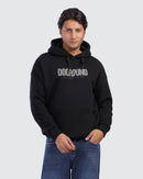 Printed Black Hoodie