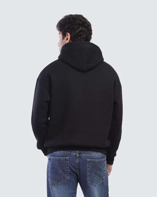 Black Graphic Hoodie