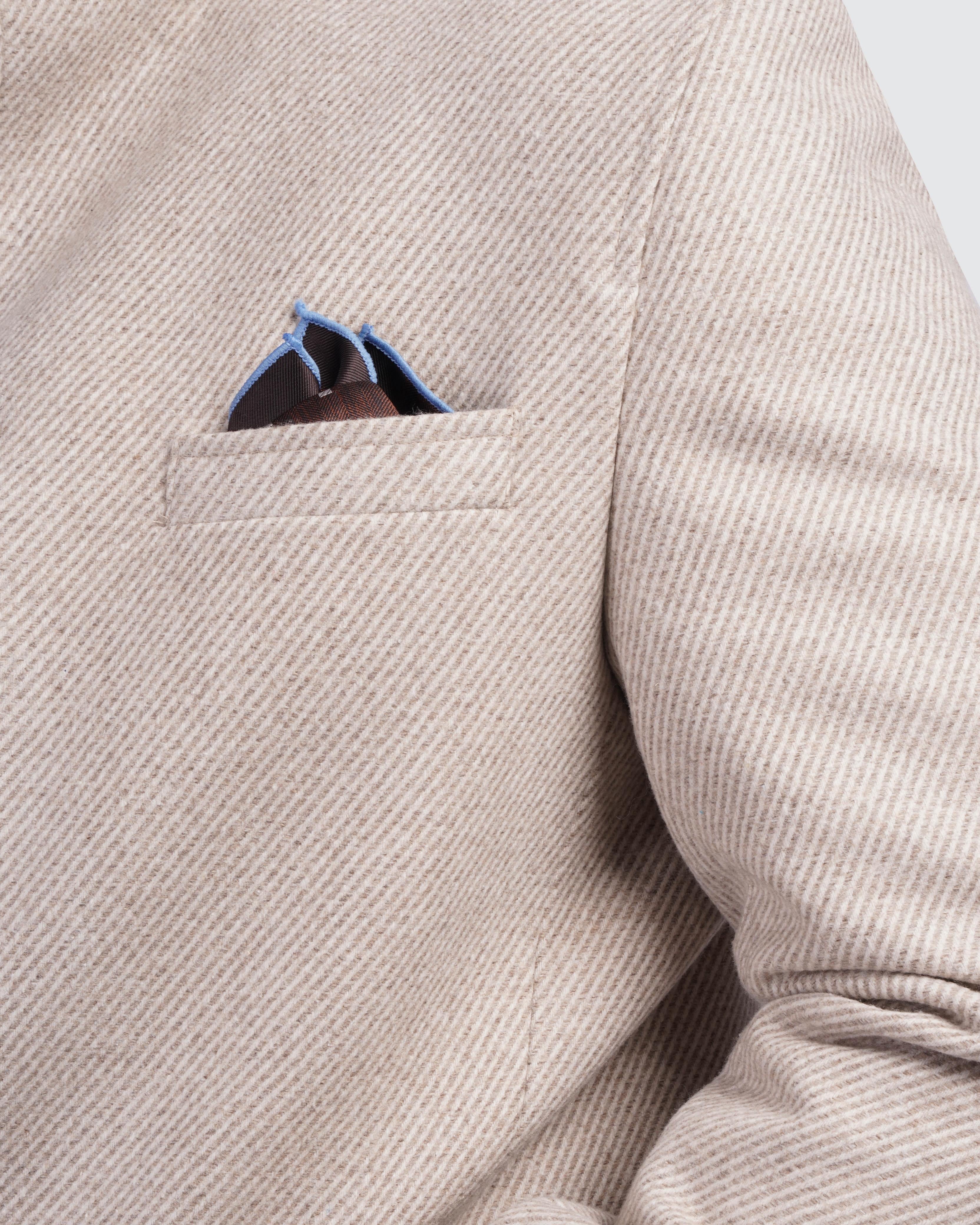 Stand Collar Wool Coat