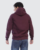 Burgundy Teddy Club Hoodie
