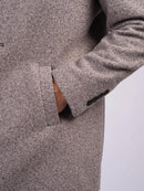 Stand Collar Wool Coat