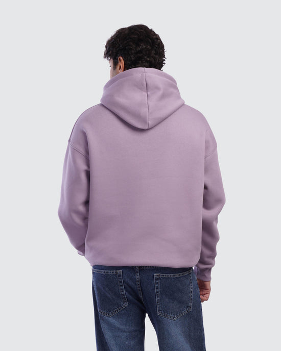 Mauve Printed Hoodie