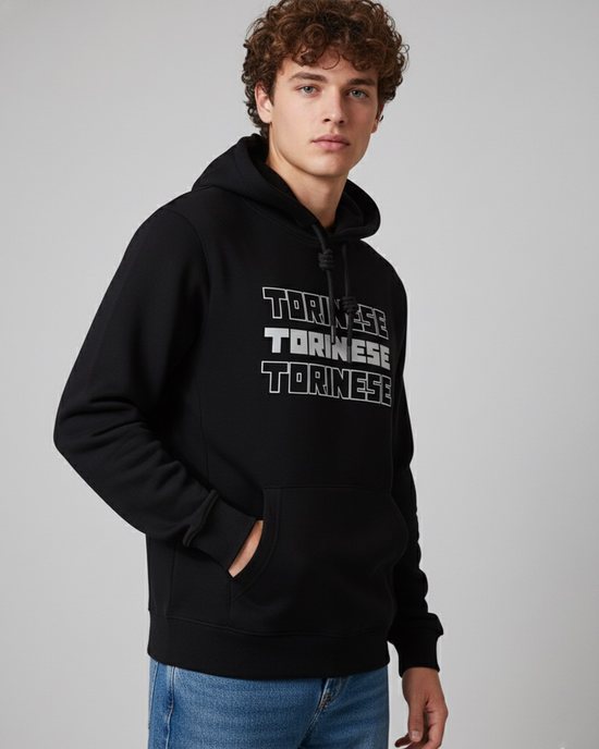 Black Hoodie Cotton Oversize