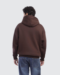 Brown Graphic Hoodie
