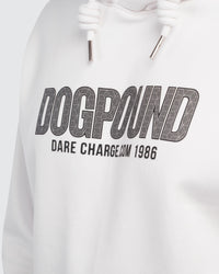 White Printed Hoodie