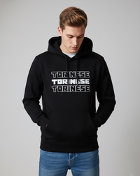 Black Hoodie Cotton Oversize