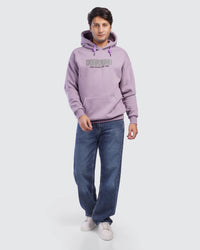 Mauve Printed Hoodie