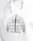 White Graphic Hoodie