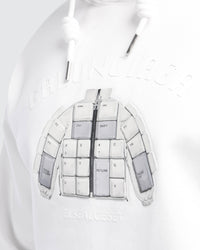 White Graphic Hoodie