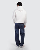 White Printed Hoodie