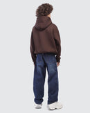 Kids Brown Graphic Hoodie