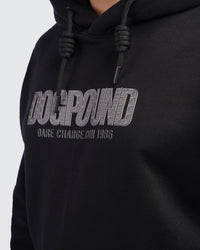 Printed Black Hoodie