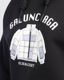 Black Graphic Hoodie