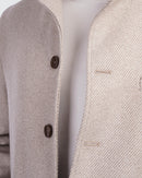 Stand Collar Wool Coat