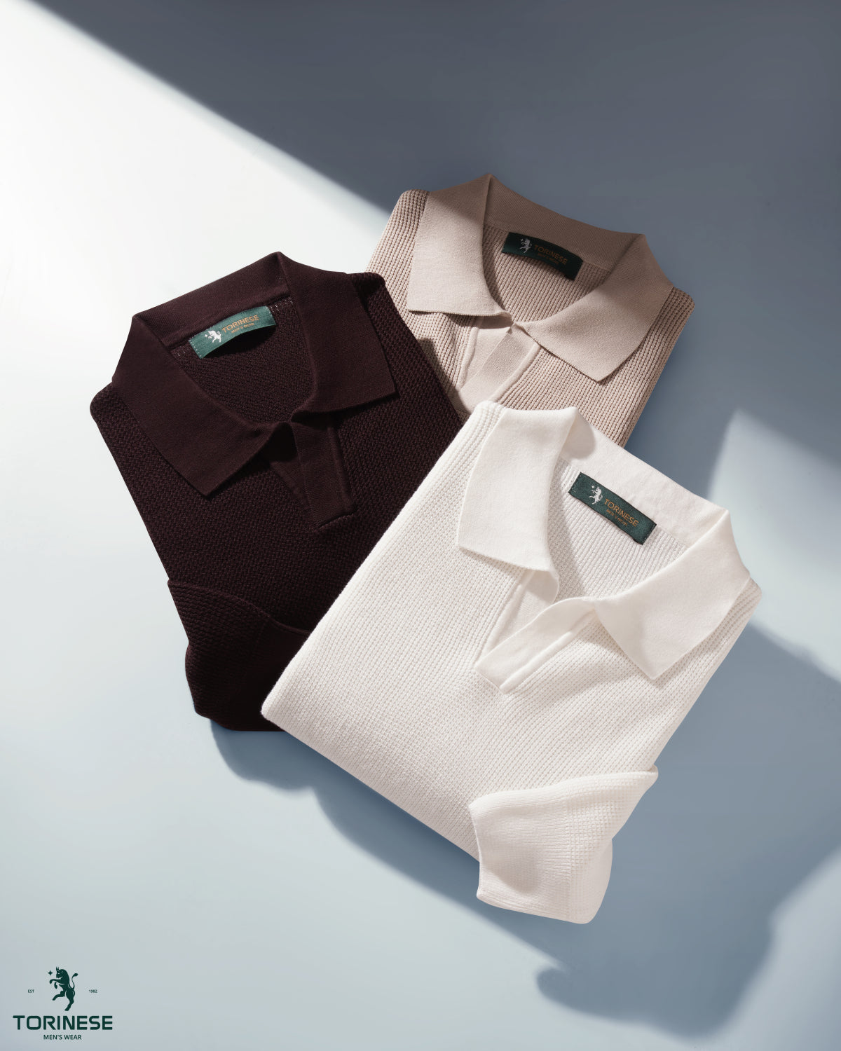 TORINESE Winter Knit Polo – Premium Sweater Collection (3 Colors)