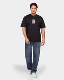 TORINESE "Confidence" Urban Statement Black Oversize Tee