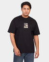 TORINESE "Confidence" Urban Statement Black Oversize Tee